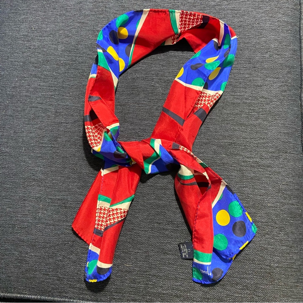 Like New Vintage Honey Silk Scarf
